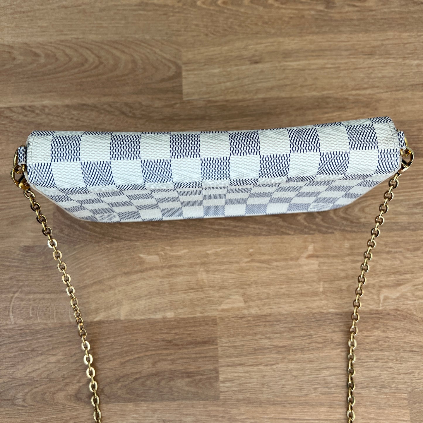 Pre-Owned Louis Vuitton Damier Azur Pochette Felicie