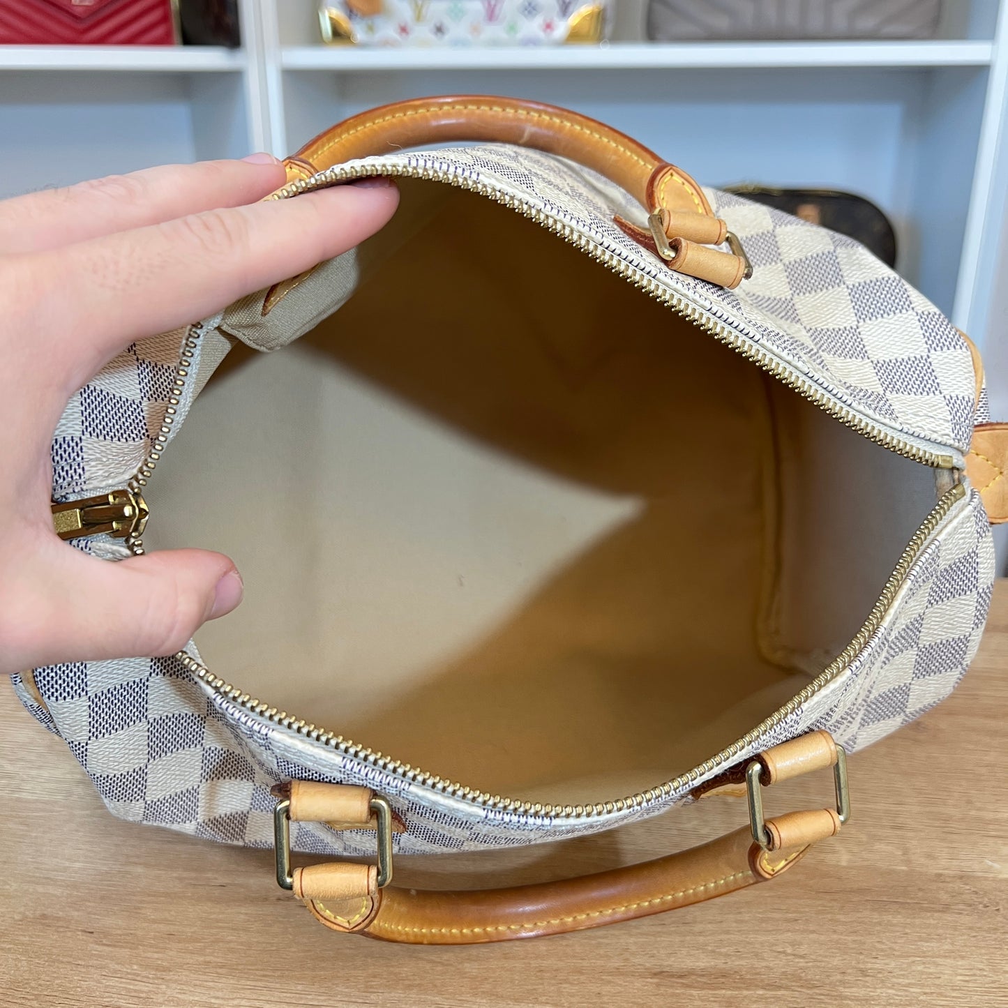 Louis Vuitton Damier Azur Speedy 30