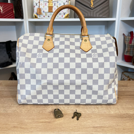 Louis Vuitton Damier Azur Speedy 30