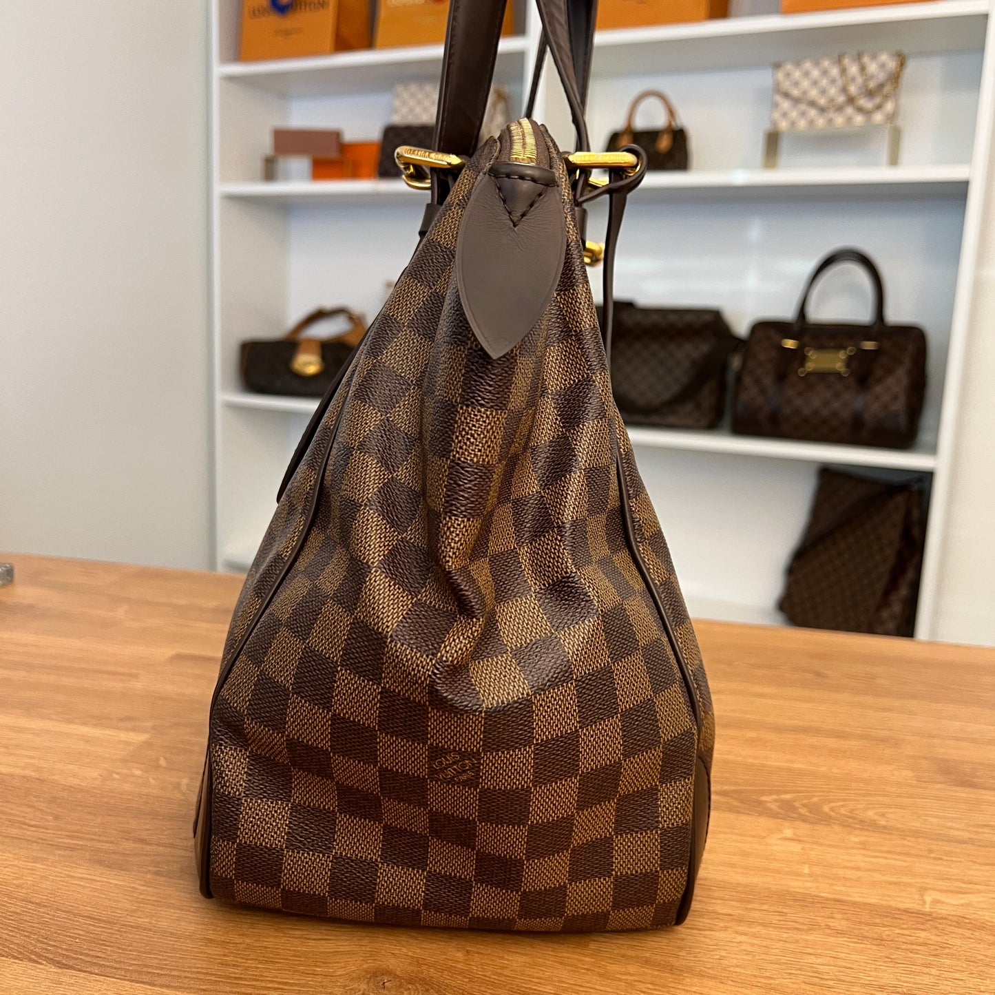 Pre-Owned Louis Vuitton Damier Ebene Verona GM