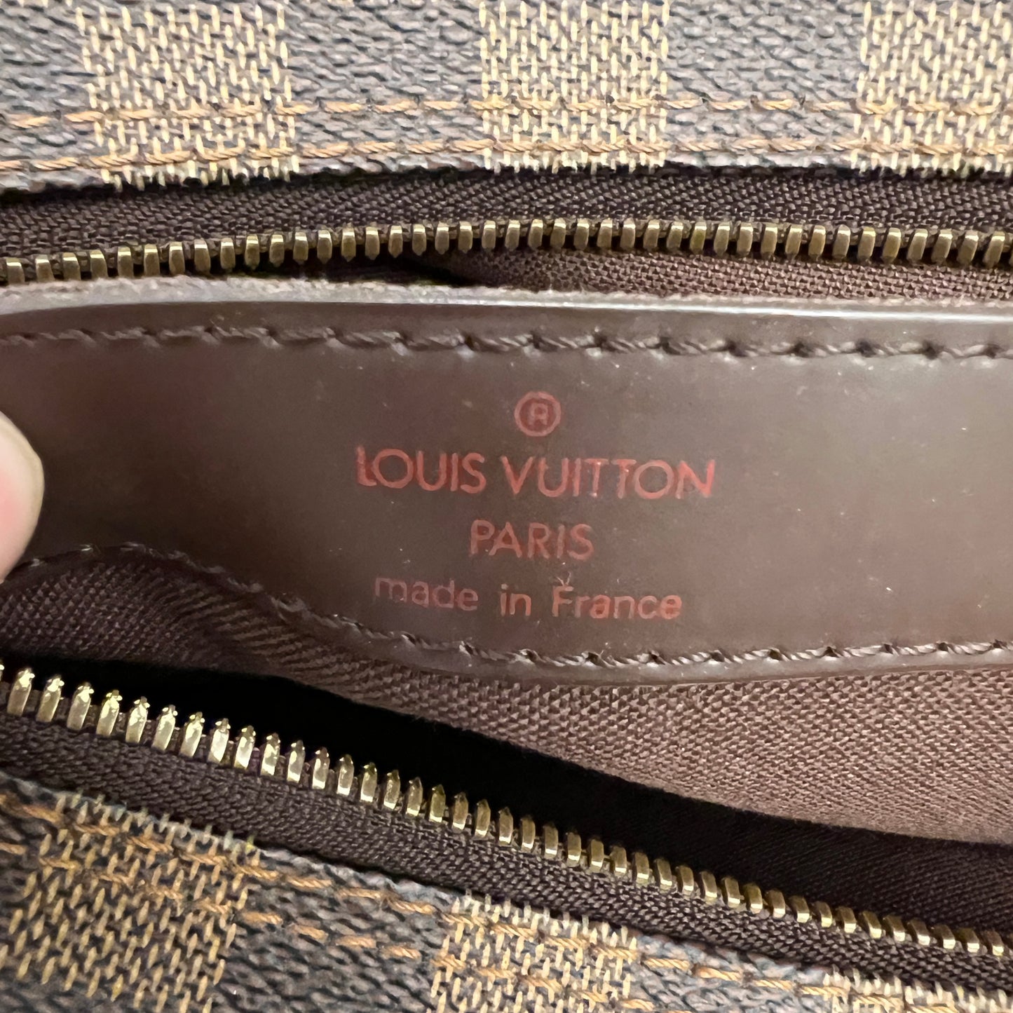 Pre-Owned Louis Vuitton Damier Ebene Naviglio