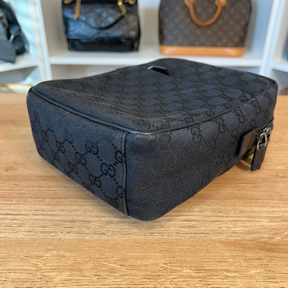 Gucci GG Canvas Crossbody Bag Black