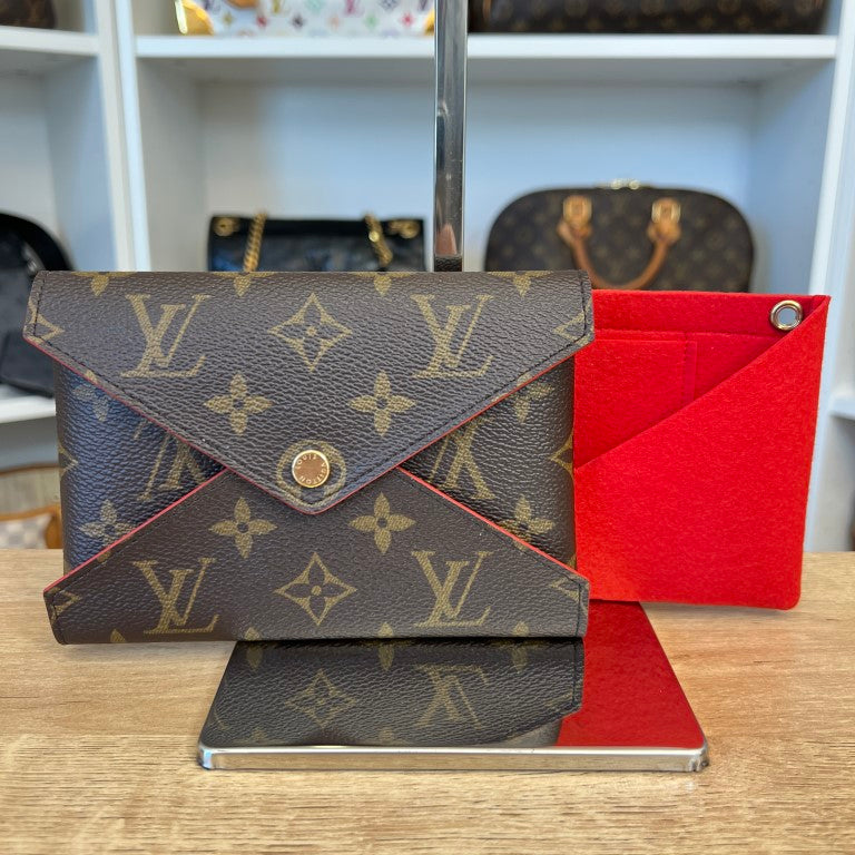 Louis Vuitton Monogram Medium Kirigami Pochette Insert Coquelicot