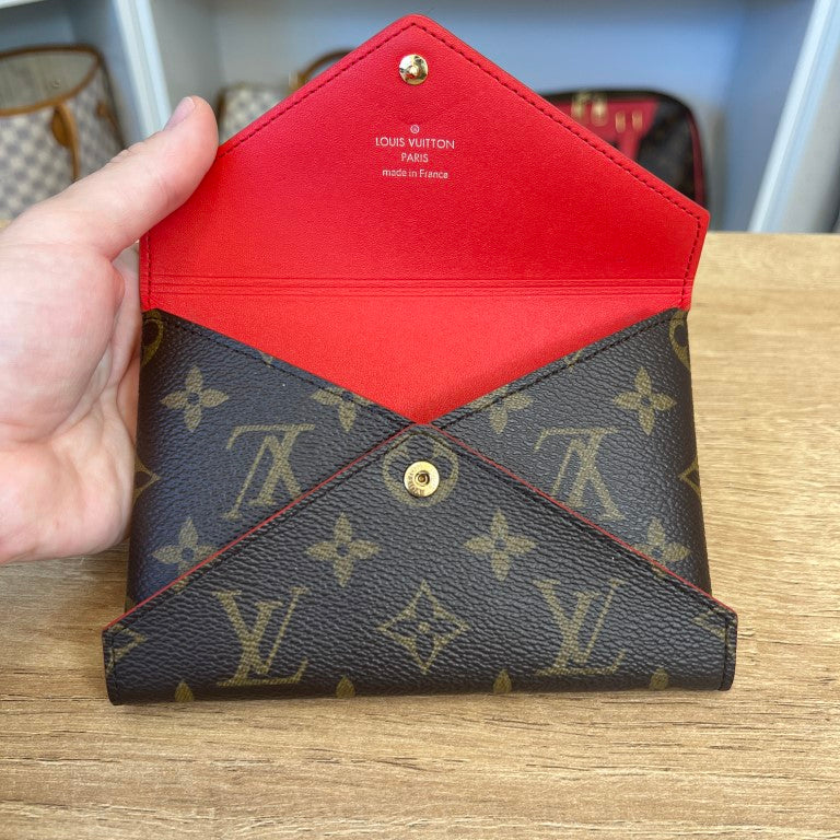 Louis Vuitton Monogram Medium Kirigami Pochette Insert Coquelicot