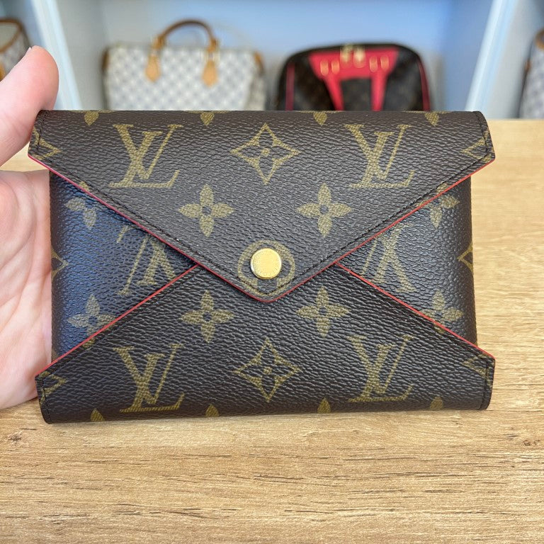 Louis Vuitton Monogram Medium Kirigami Pochette Insert Coquelicot