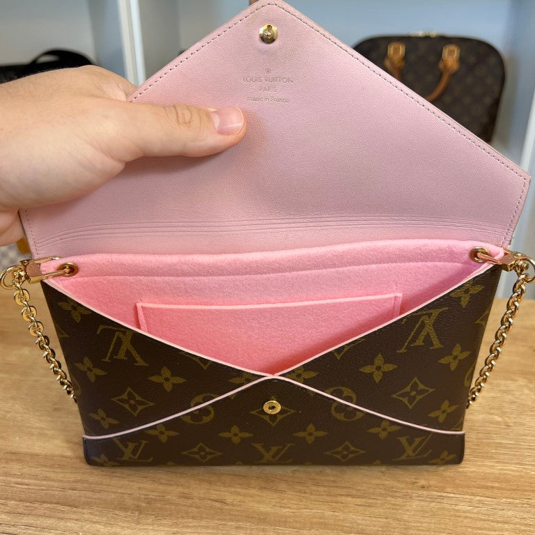 Louis Vuitton Monogram Large Kirigami Pochette Rose Ballerine