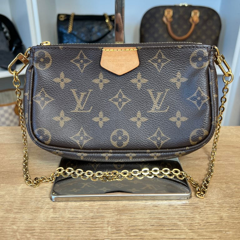 Louis Vuitton Monogram Multi Pochette Accessories Rose Clair