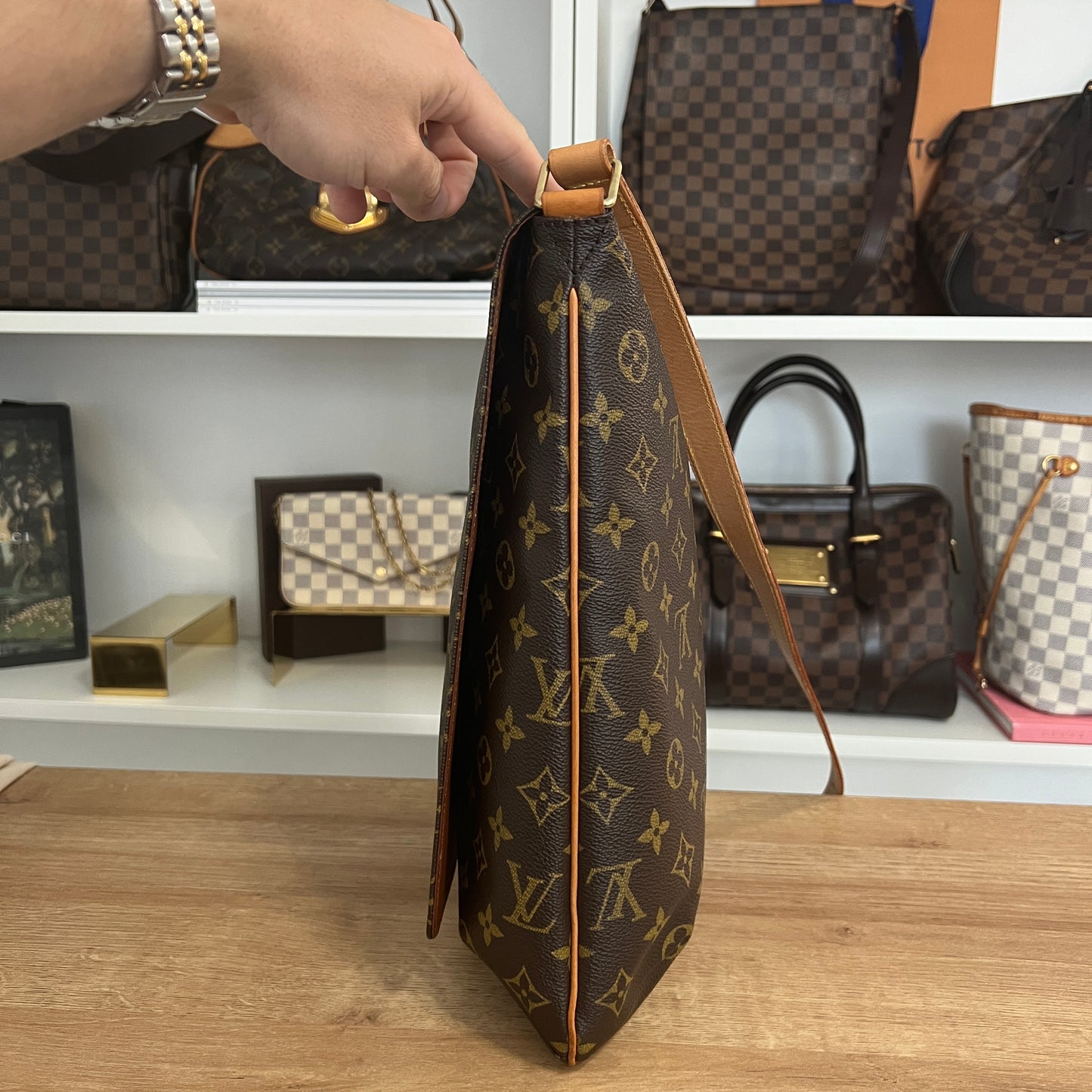 Pre-Owned Louis Vuitton Monogram Musette GM