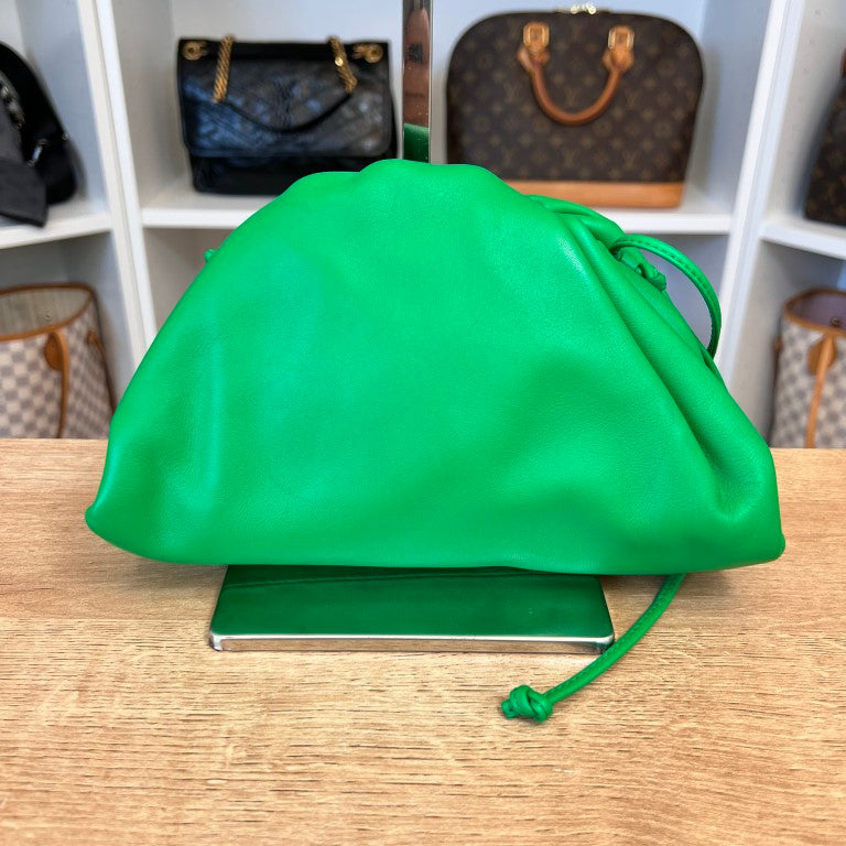 Bottega Veneta Butter Calfskin The Mini Pouch Green