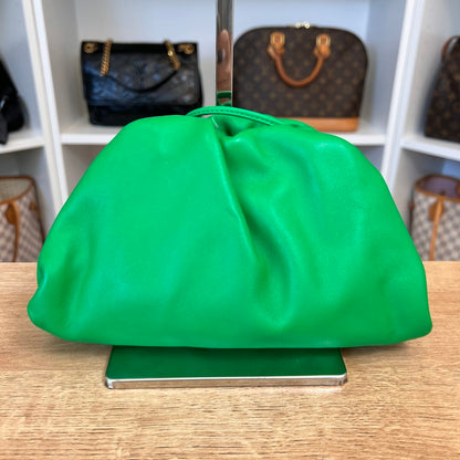 Bottega Veneta Butter Calfskin The Mini Pouch Green