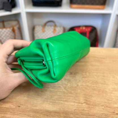 Bottega Veneta Butter Calfskin The Mini Pouch Green