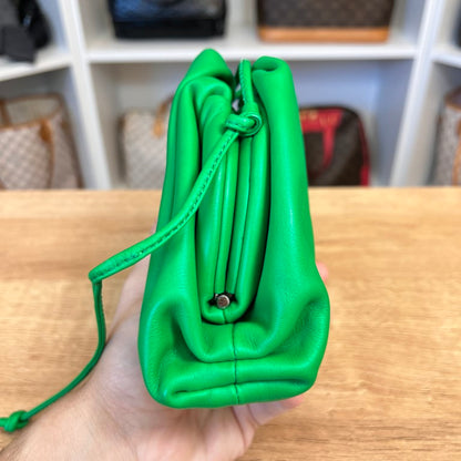 Bottega Veneta Butter Calfskin The Mini Pouch Green