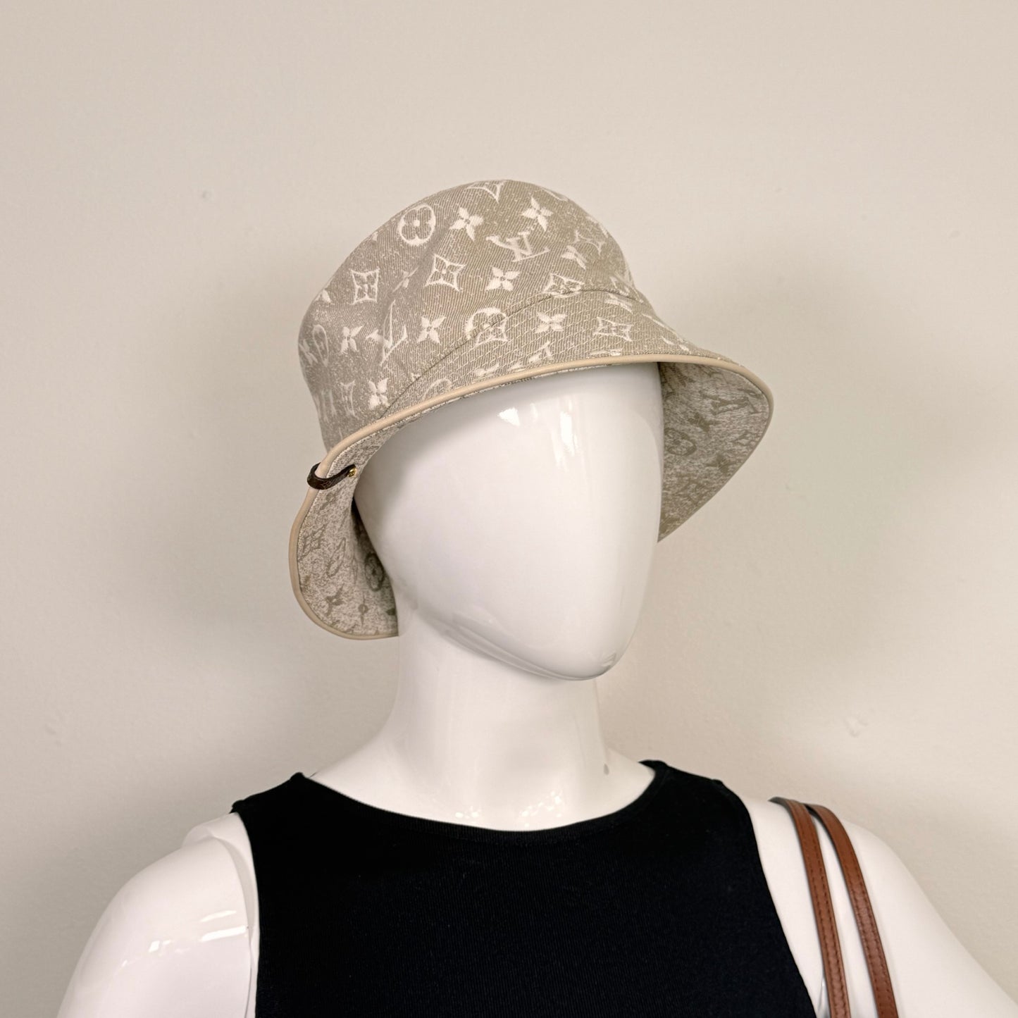 Louis Vuitton Monogram Jacquard Bucket Hat Grey