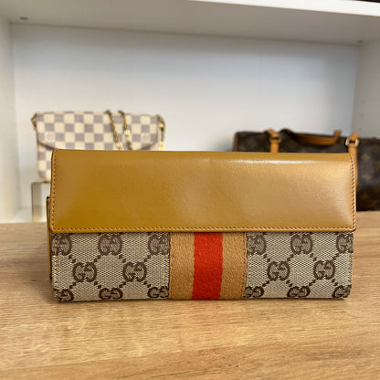 Pre-Owned Gucci GG/Jackie Long Wallet Leather