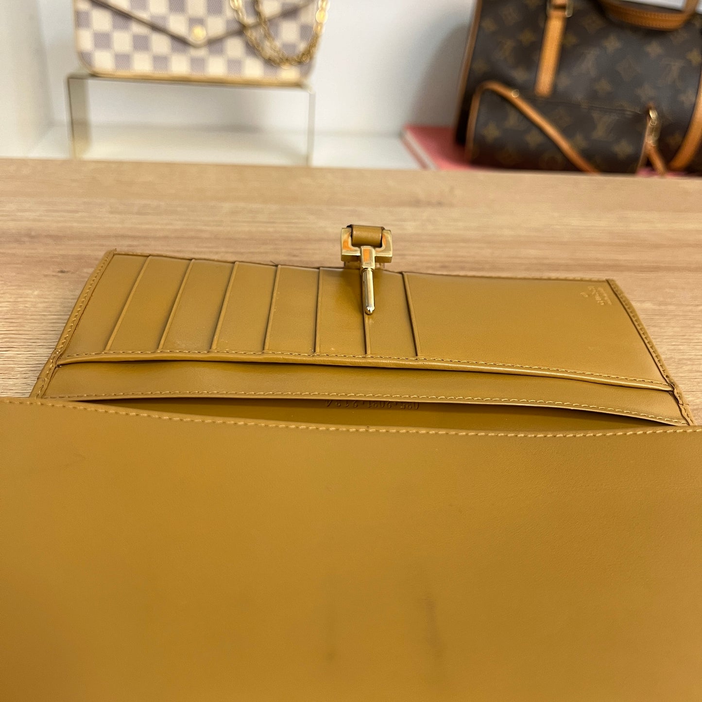 Pre-Owned Gucci GG/Jackie Long Wallet Leather