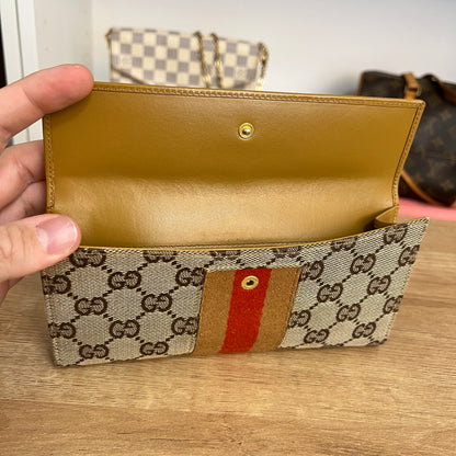 Pre-Owned Gucci GG/Jackie Long Wallet Leather