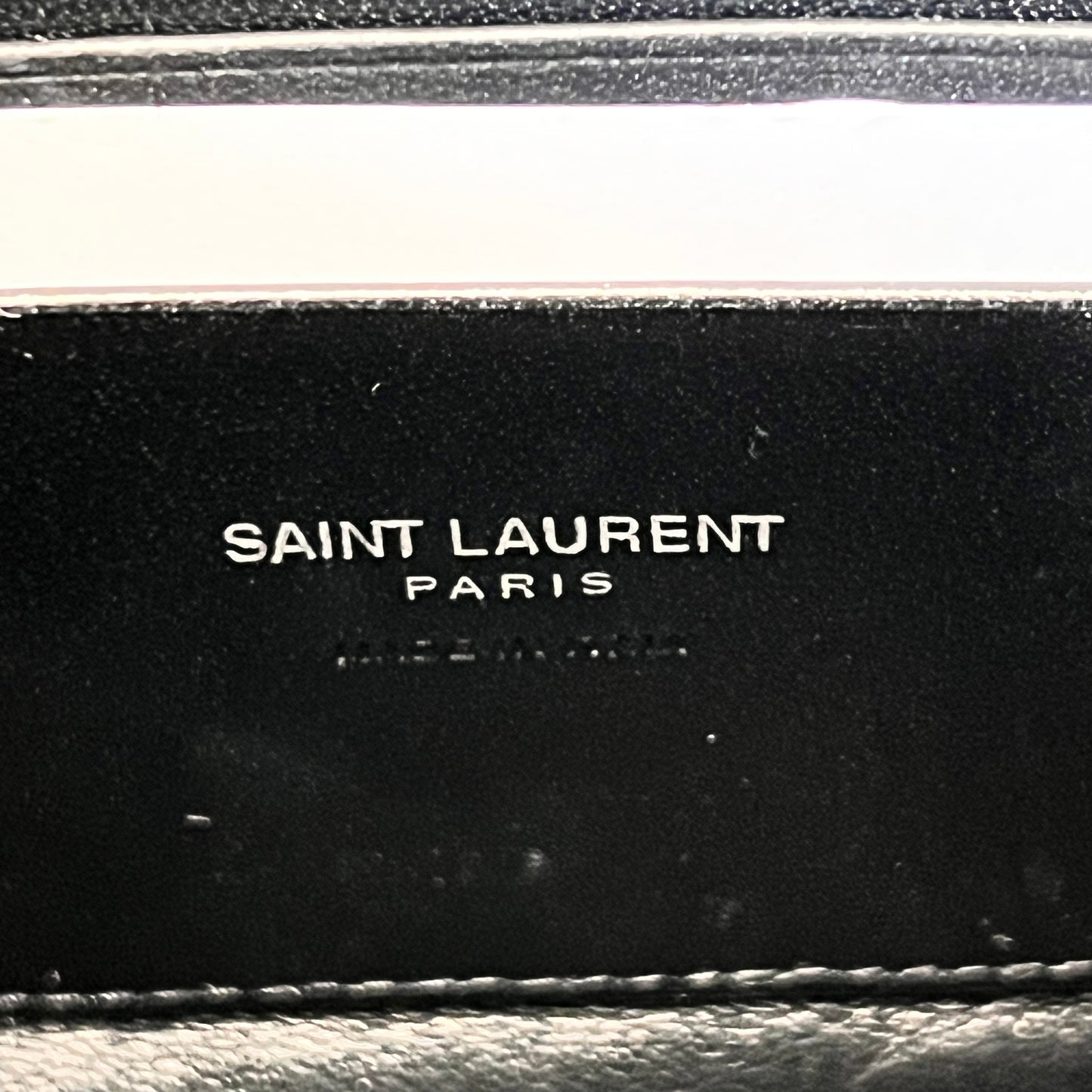 Saint Laurent Matelasse Monogram Mini Lou Camera Bag Black and Silver Hardware