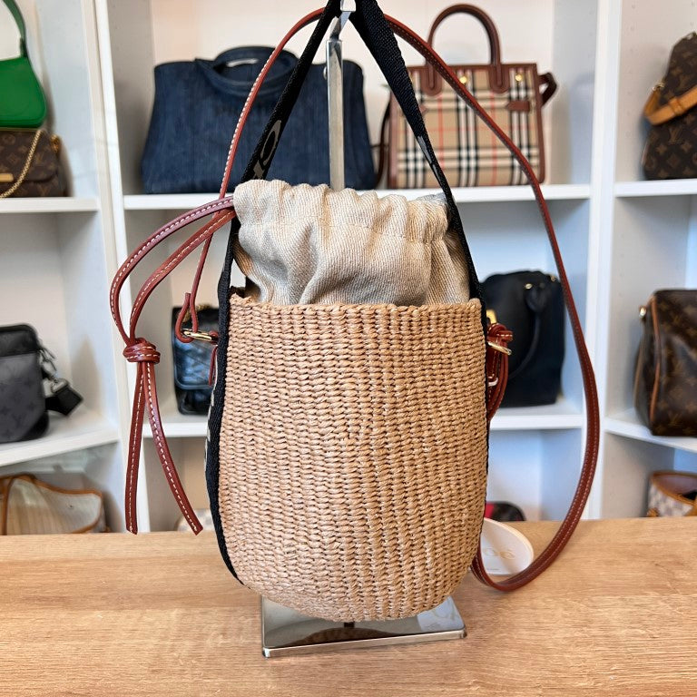 Chloé Small Woody Tote in Natural Fibers