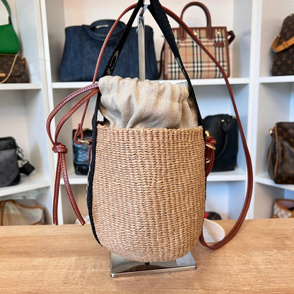 Chloé Small Woody Tote in Natural Fibers