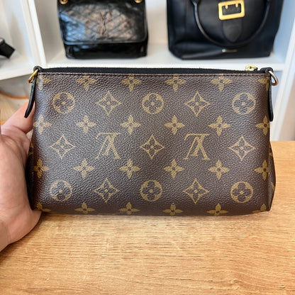 Louis Vuitton Monogram Pallas Clutch Noir