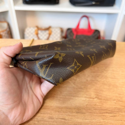 Louis Vuitton Monogram Pallas Clutch Noir