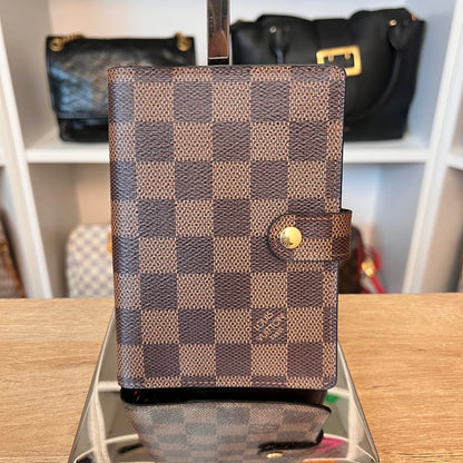 Louis Vuitton Damier Ebene Agenda Small