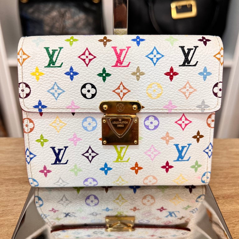 Louis Vuitton Monogram Multicolor Koala Wallet White