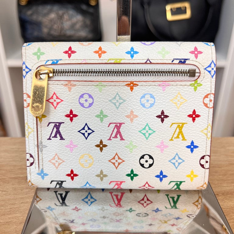 Louis Vuitton Monogram Multicolor Koala Wallet White