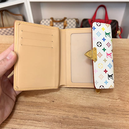 Louis Vuitton Monogram Multicolor Koala Wallet White