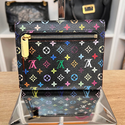 Louis Vuitton Monogram Multicolor Koala Wallet Black