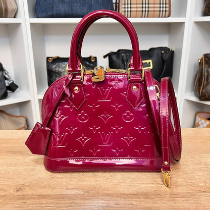 Louis Vuitton Vernis Alma BB Magenta