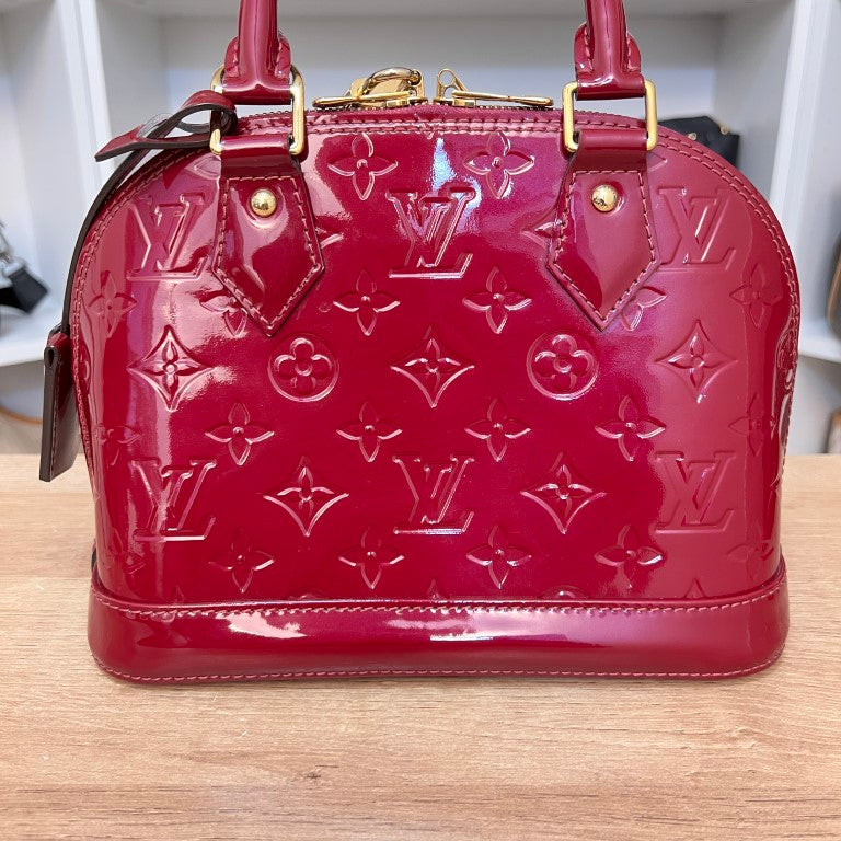 Louis Vuitton Vernis Alma BB Magenta