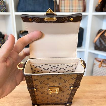 Louis Vuitton Reverse Monogram Pochette Trunk Verticale