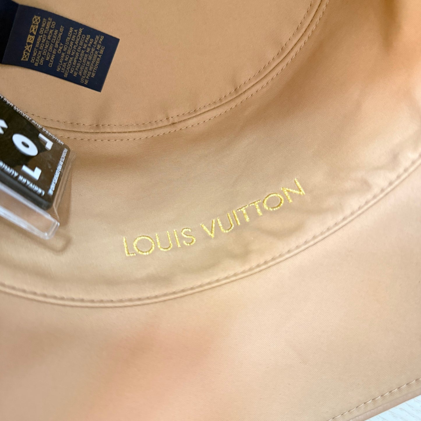 Louis Vuitton Monogram Dailygram Bucket Hat Black/Beige Reversible Medium