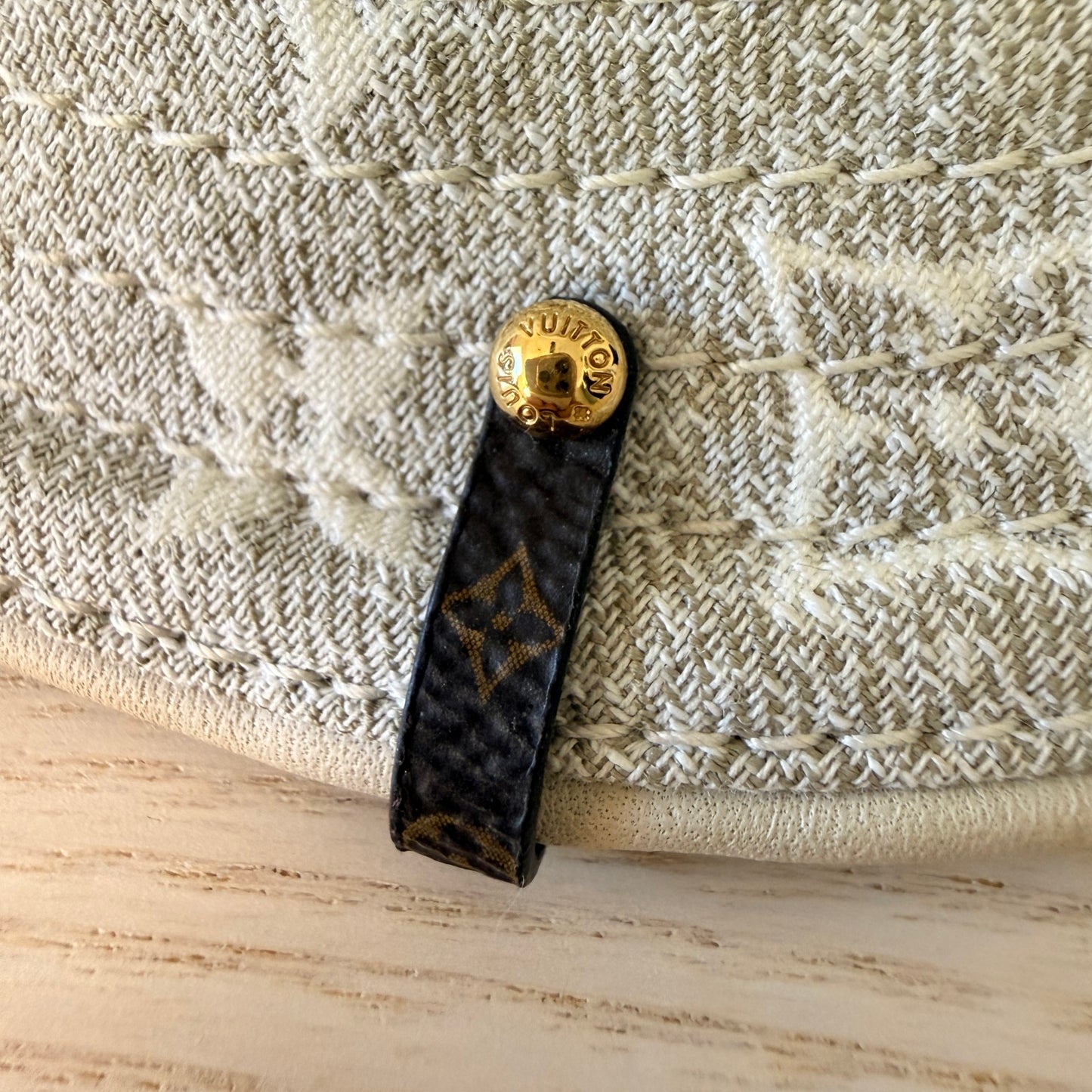 Louis Vuitton Monogram Jacquard Bucket Hat Grey
