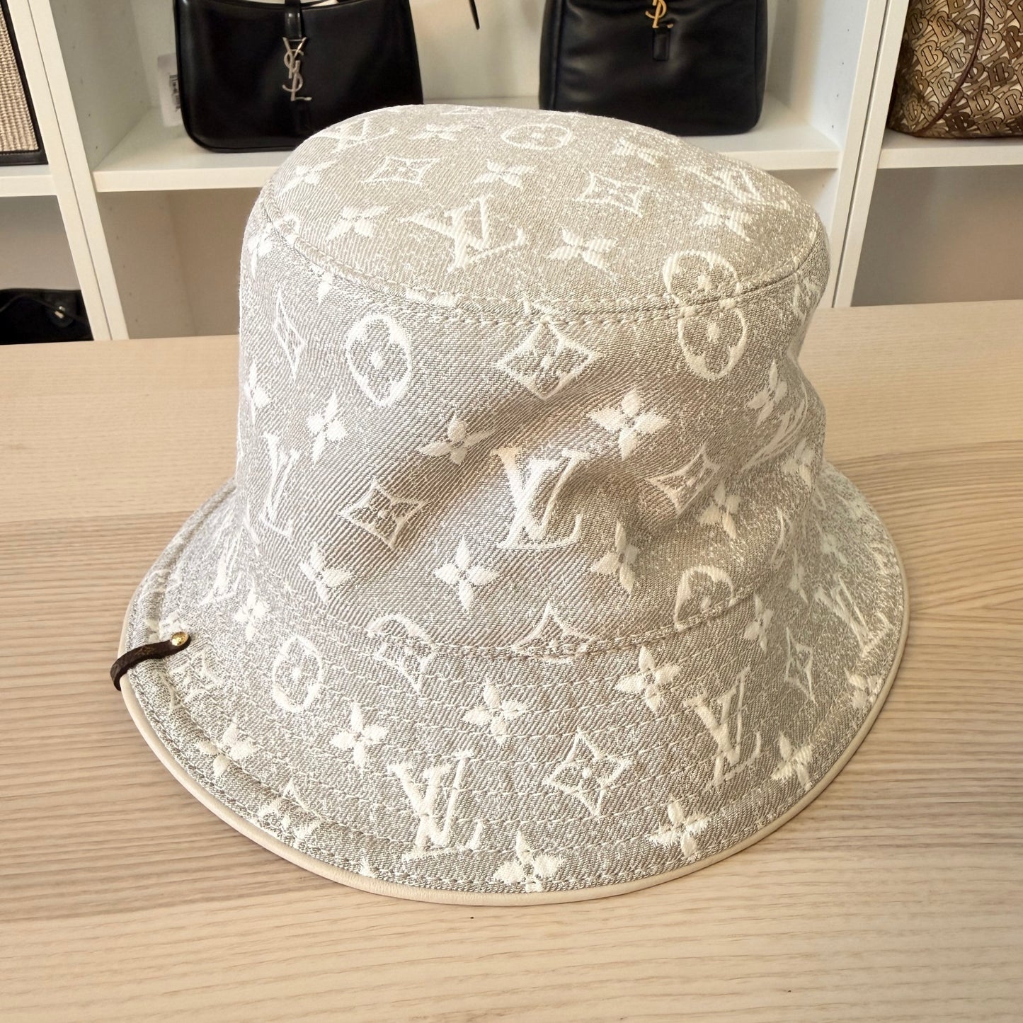 Louis Vuitton Monogram Jacquard Bucket Hat Grey