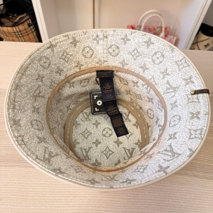 Louis Vuitton Monogram Jacquard Bucket Hat Grey