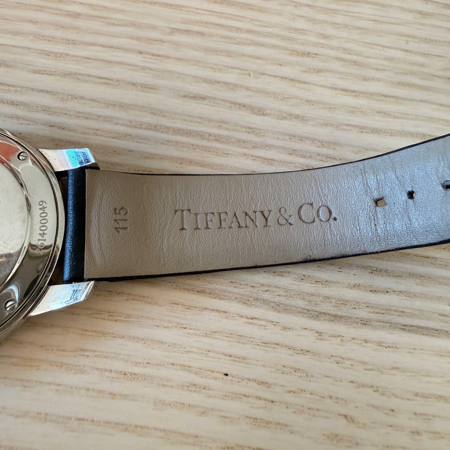 Tiffany Stainless Steel Calfskin 37mm Atlas 2-Hand Quartz Watch Tiffany Blue®
