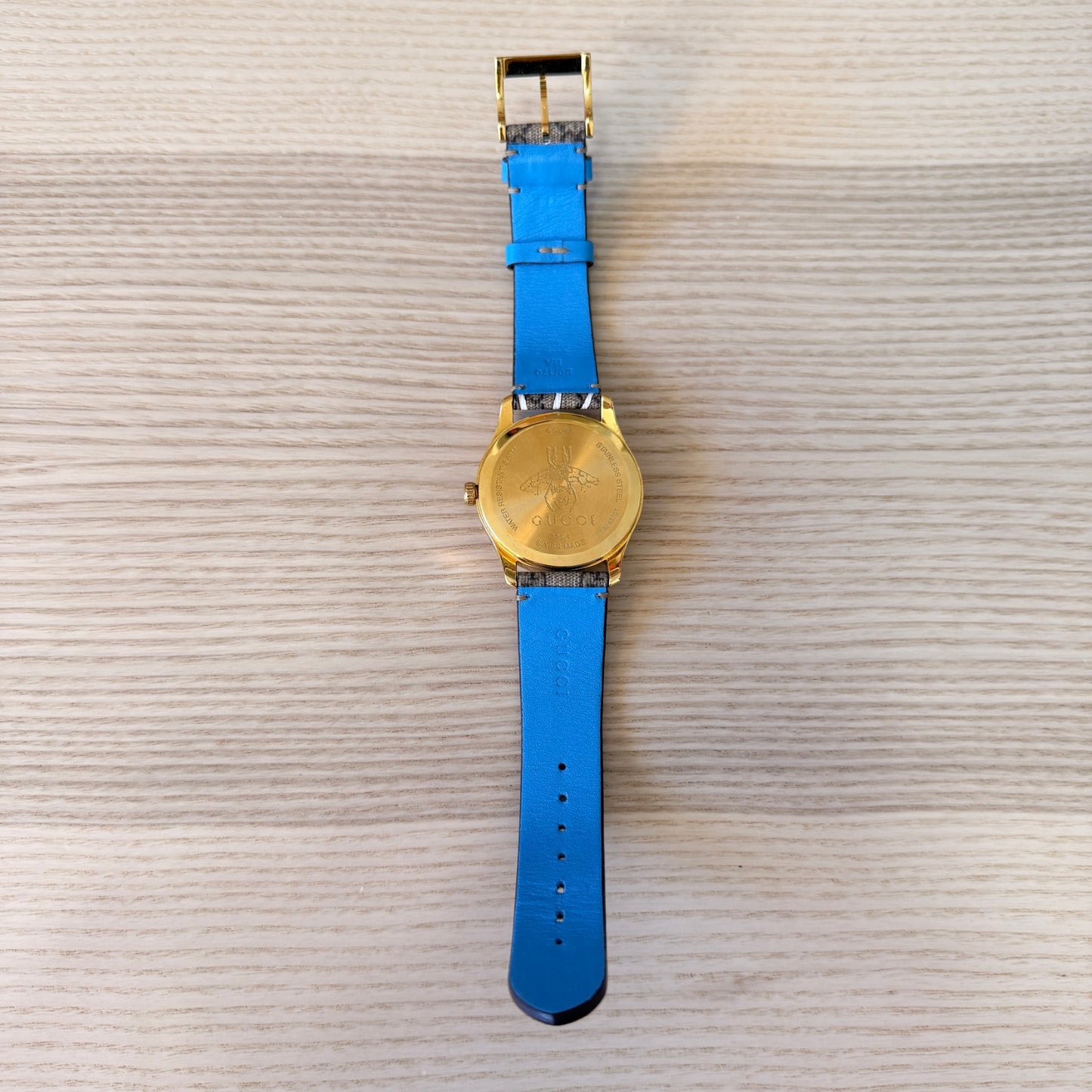 Gucci X DISNEY Stainless Steel Canvas 38mm G-Timeless Donald Duck Quartz Watch