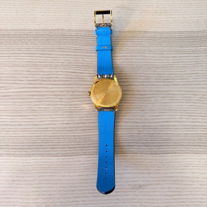 Gucci X DISNEY Stainless Steel Canvas 38mm G-Timeless Donald Duck Quartz Watch