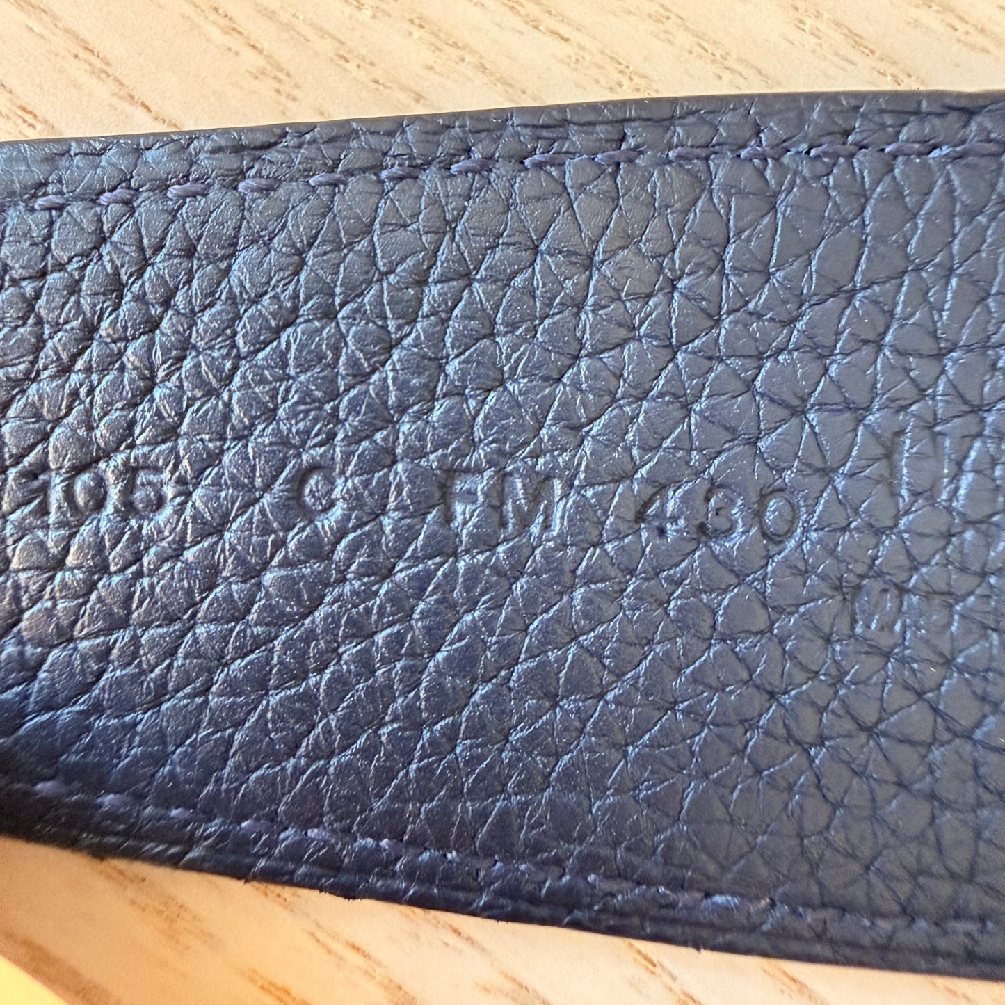Hermes 38mm Constance Belt 105L Gold/Noir/Noir Reversible