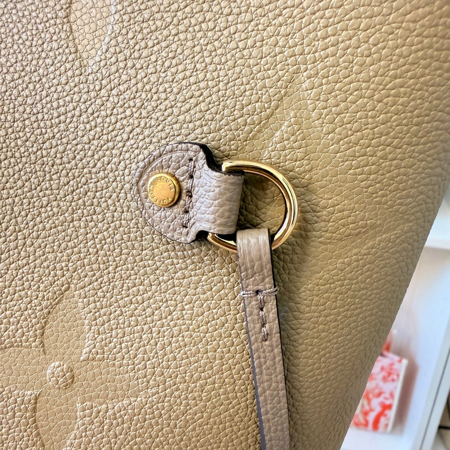 Louis Vuitton Neverfull MM Monogram Empreinte Turtledove
