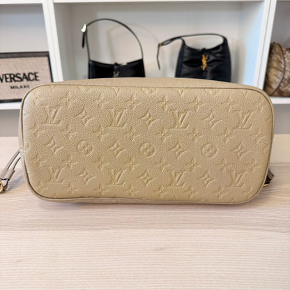 Louis Vuitton Neverfull MM Monogram Empreinte Turtledove