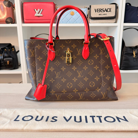 Louis Vuitton Flower Tote Monogram Coquelicot
