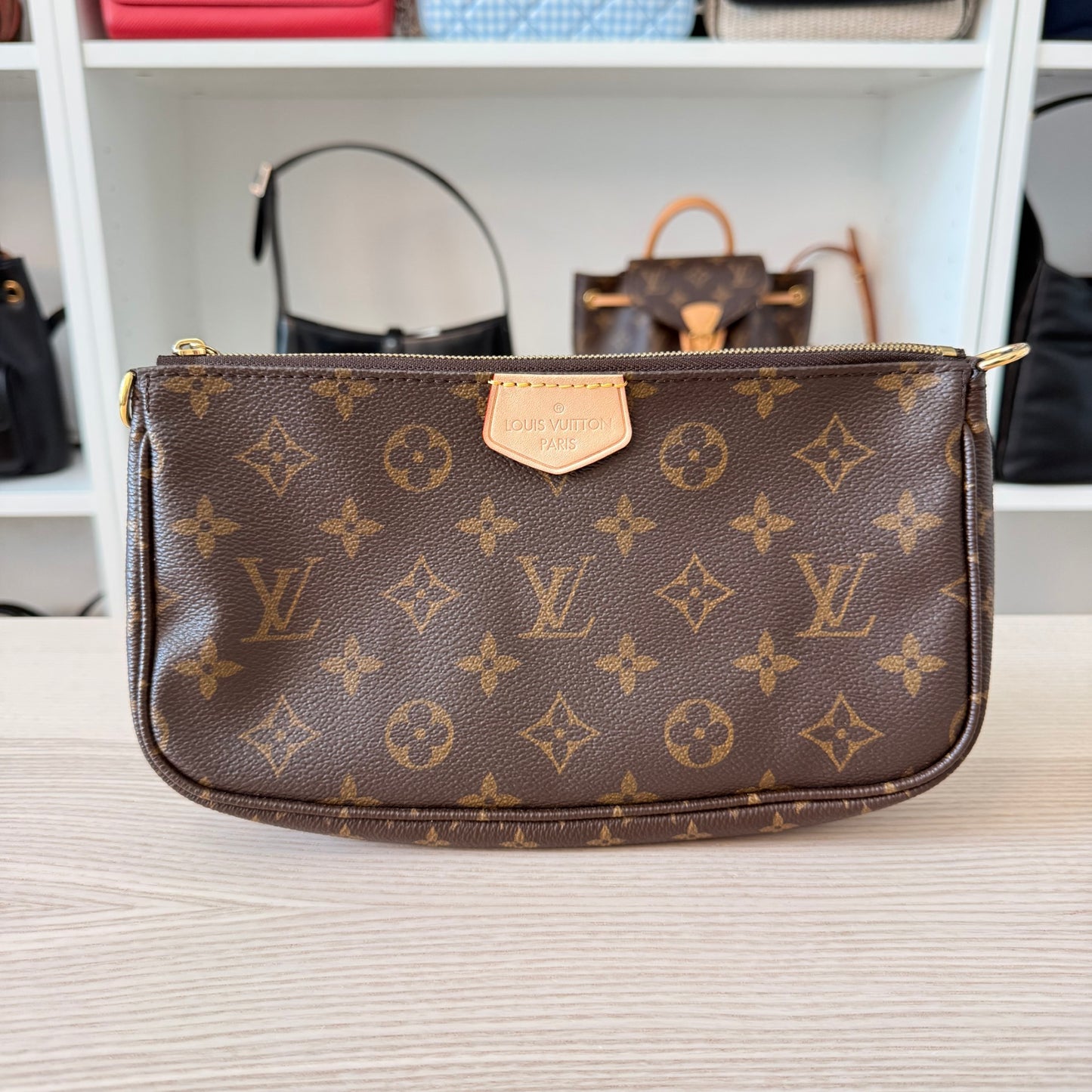Louis Vuitton Monogram Multi Pochette Accessories Rose Clair