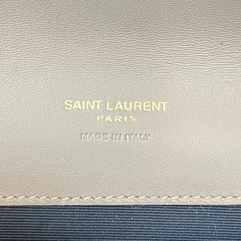 Saint Laurent Cassandre Matelassé Clutch with Crossbody Conversion