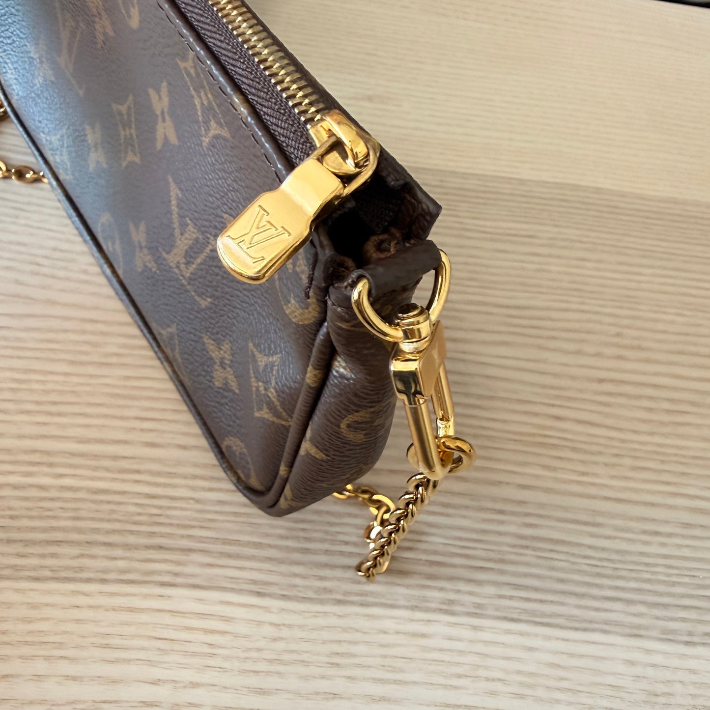 Louis Vuitton Monogram Multi Pochette Accessories Rose Clair