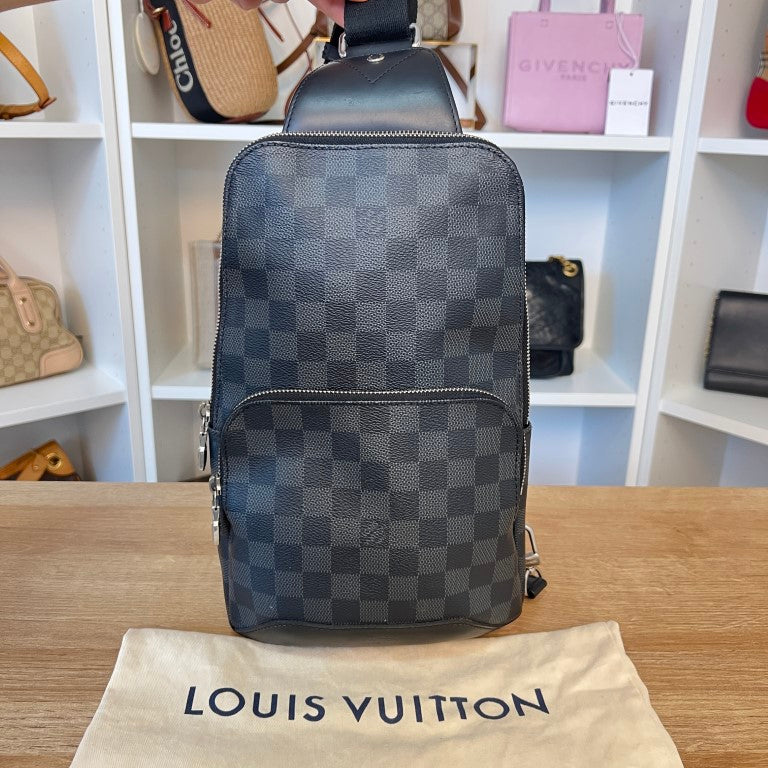 Louis Vuitton Damier Graphite Avenue Sling Backpack – Luxe Vault Resale Louis Vuitton Damier Graphite Avenue Sling Backpack – Luxe Vault Resale