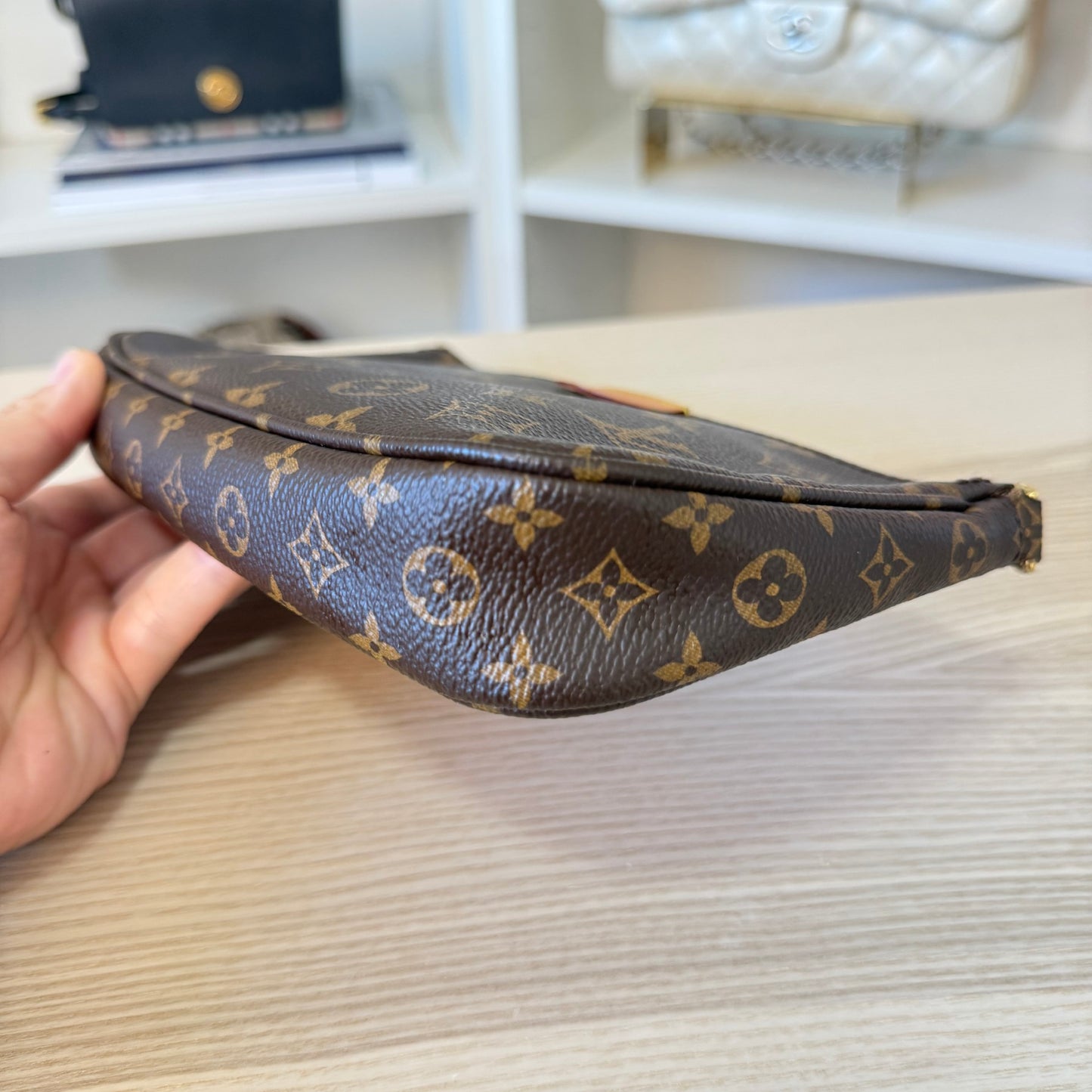 Louis Vuitton Monogram Multi Pochette Accessories Rose Clair