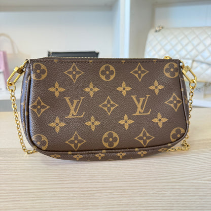Louis Vuitton Monogram Multi Pochette Accessories Rose Clair